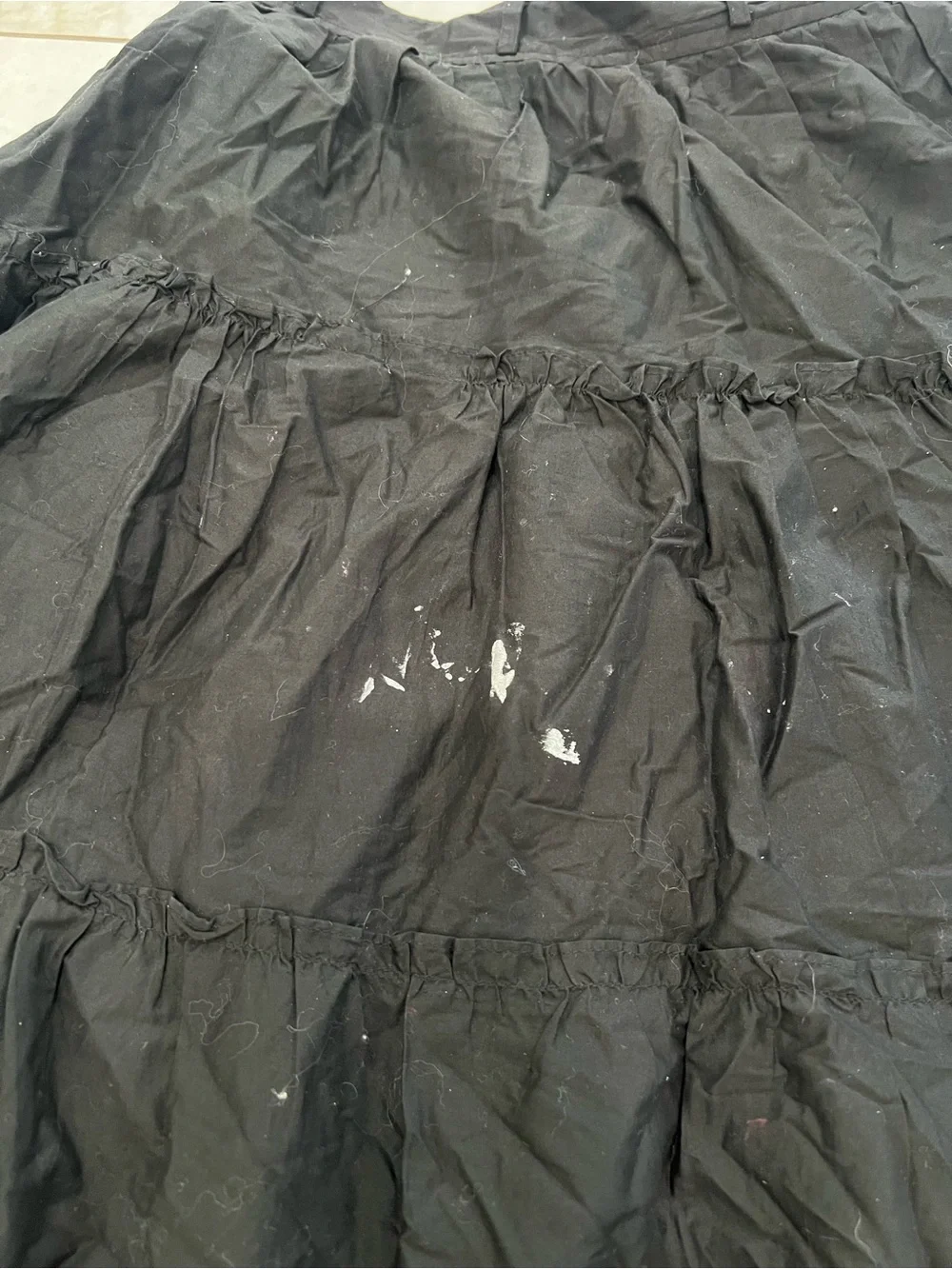 Jason Wu Black Tiered Skirt Size Medium